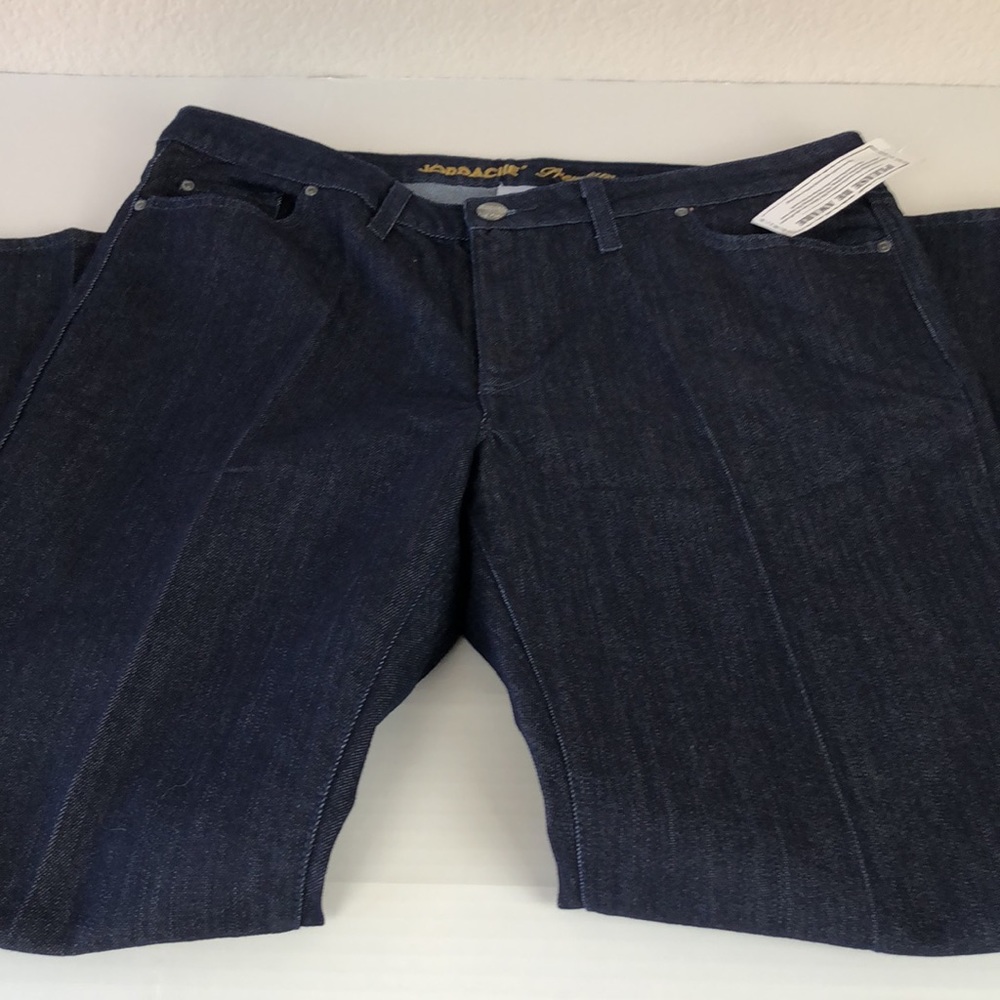 Jordache Premium Jeans 20W Straight Leg Pocket detailing